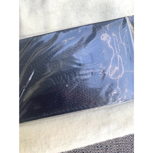 Immaculate Vintage Wathne Peacock Silk And Leather Bag - Picture 4 of 10